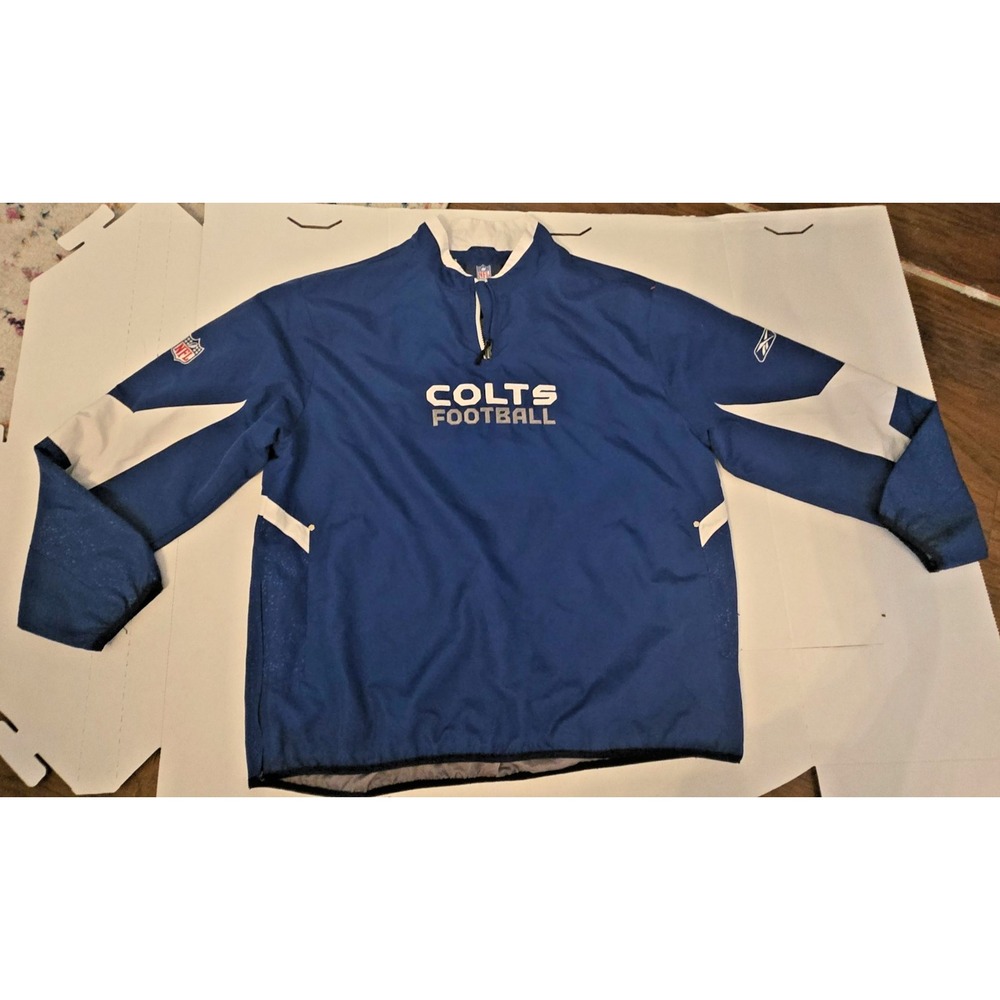 00s Indianapolis Colts - Vintage NFL Windbreaker Pullover (EXTRA Large) - Picture 4 of 16